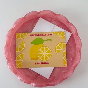 Happy Birthday to my Main Squeeze | Birthday Card | Greeting Card | Blank Card
