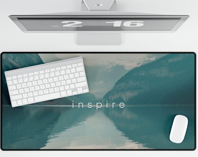 Inspire Desk Mat | Motivational Home Office Decor
