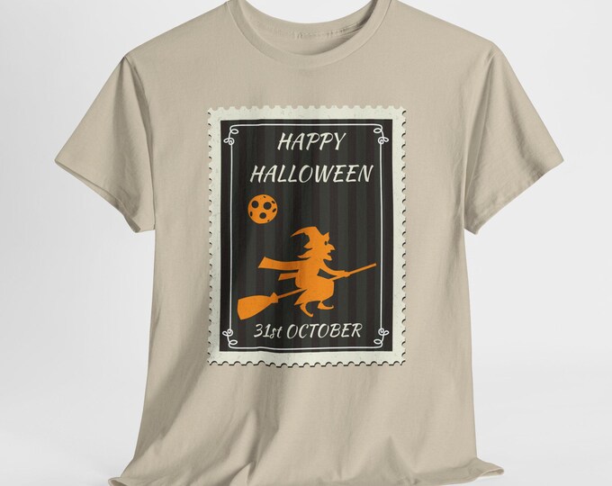 Halloween Witch T-Shirt: Unisex Cotton Tee, Spooky Season Gift