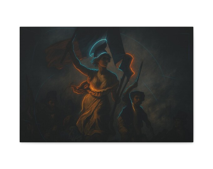 French Revolution Canvas Print: Dramatic Home Decor Wall Art