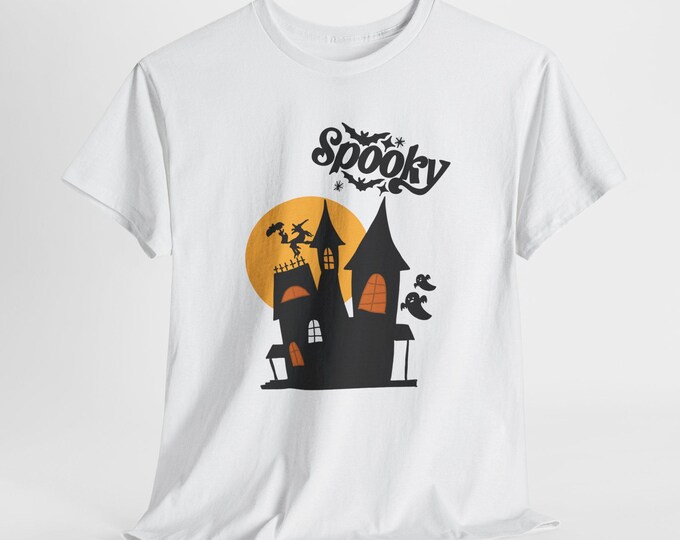 Spooky Halloween Unisex Tee: Ghost Apparel, Scary Costume Top