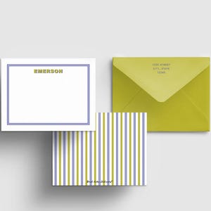 Papier à lettres personnalisé Chartreuse moderne | Fête prénatale, Cartes de correspondance pour enfants, Cartes de remerciement, Cartes de famille, Papeterie pour bébé
