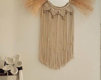 Raffia and Macrame Sun