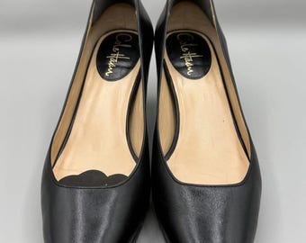 Zapatos de tacón Cole Haan + NikeAir de piel negra para mujer, talla 6.5 B (estrecho)