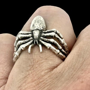 Sterling Spider ring made in NYC