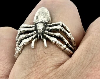 Sterling Spider ring made in NYC
