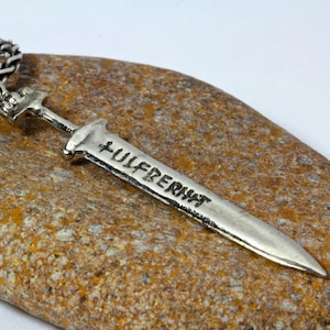 Sterling Silver , Ulfberht , Viking , Sword Jewelry,  Sword Necklace made in NYC