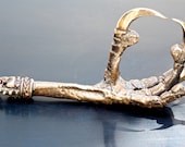 Raven claw necklace big life sized cast in NYC