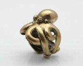 Octopus Ring, Solid Bronze, Adjustable sizes 7 to 11, Blue Bayer Design NYC