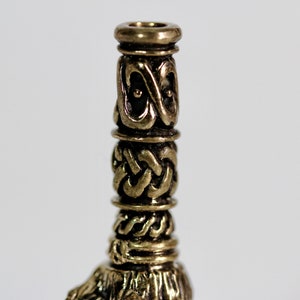 Viking Wolf Cigarette Holder cast in solid bronze made in NYC image 4