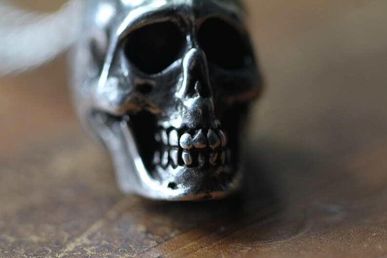 Skull Necklace Made in NYC imagem 4