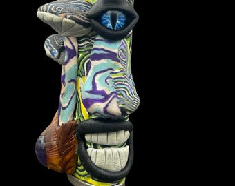 Mushroom cat eye  cyclops lighter cover number 004 by Blue Bayer NYC