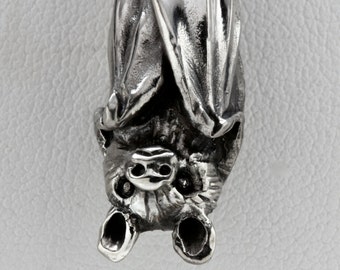 Collana da appendere a pipistrello in argento sterling, realizzata a New York, Blue Bayer Design