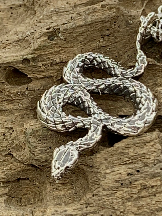 Etsy snake shop necklace