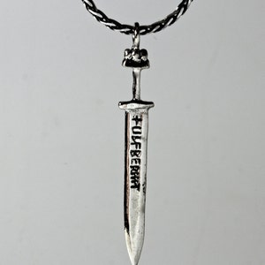 Ulfberht Viking Sword Jewelry Sword Necklace made in NYC image 2
