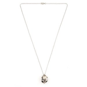 Cat skull necklace silver white bronze Made in NYC image 4