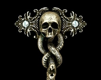 Mark of the dark wall hook silver plated made in NYC