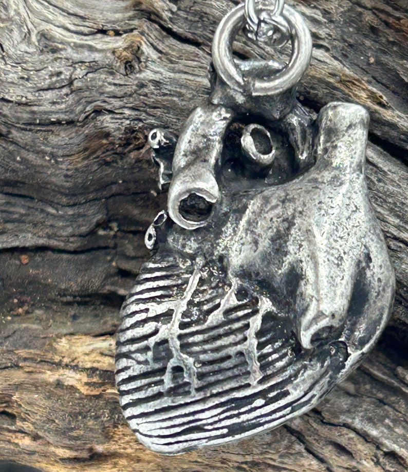 Anatomical Heart Necklace Made in NYC buy online image 4