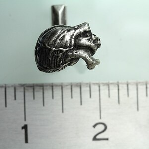 Anatomical Heart Cuff Links Cast Metal in Antiqued Silver Made in NYC image 5