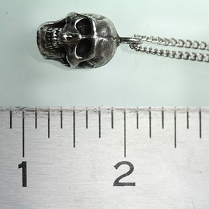 Skull Necklace Made in NYC imagem 5