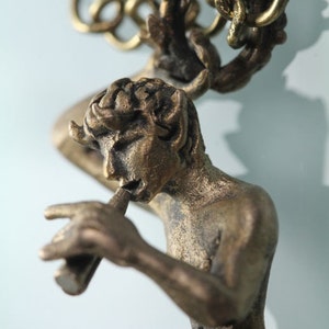 Pan Necklace in solid bronze made in NYC
