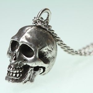 Skull Necklace Made in NYC imagem 2