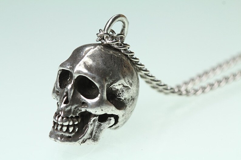 Skull Necklace Made in NYC imagem 2