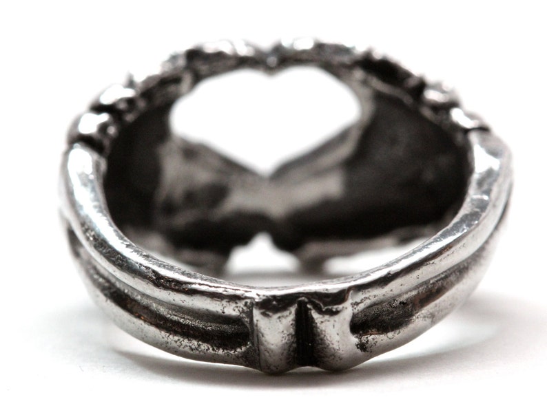 Silver Skeleton ring made in NYC image 3