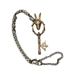 De Goat skeleton sleutel ketting (Made in NYC)