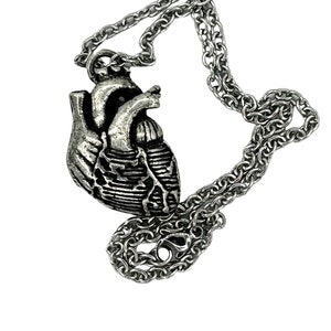 Anatomical Heart Necklace Made in NYC buy online image 6