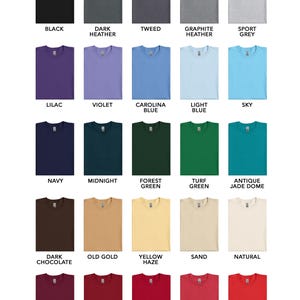 Custom Logo Tshirts Personalized Bulk Order School Teacher Teams Shirts Gildan Cotton Brand Logo Customized Tees with Custom Names bild 7