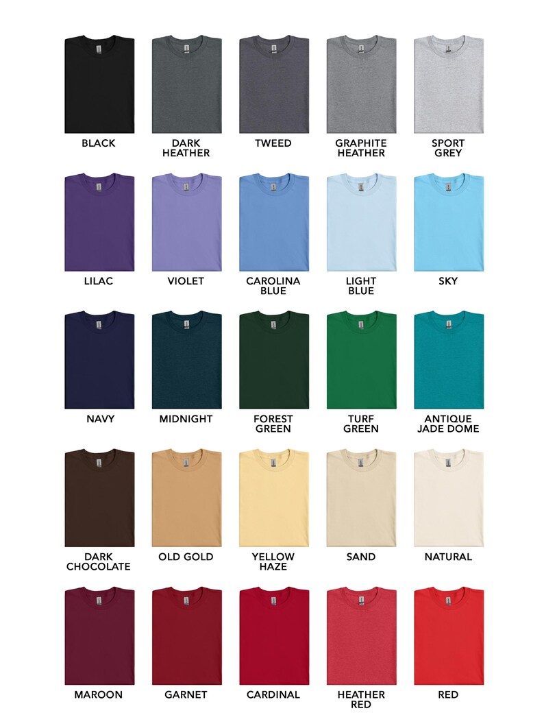 Custom Logo Tshirts Personalized Bulk Order School Teacher Teams Shirts Gildan Cotton Brand Logo Customized Tees with Custom Names bild 7