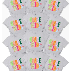 Custom Logo Tshirts Personalized Bulk Order School Teacher Teams Shirts Gildan Cotton Brand Logo Customized Tees with Custom Names bild 11