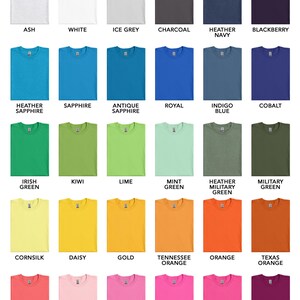 Custom Logo Tshirts Personalized Bulk Order School Teacher Teams Shirts Gildan Cotton Brand Logo Customized Tees with Custom Names bild 8