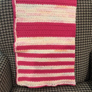 Pink Baby Blanket - Crochet