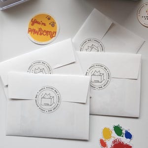 Sac mystère Oopsie | Stickers imparfaits | Lot de papeterie | Réduit | Papeterie surprise de qualité B | Sac à main | Fait main | Thème animal de compagnie