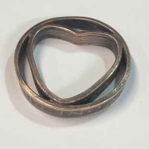 Heart in Circle Penny Pendant