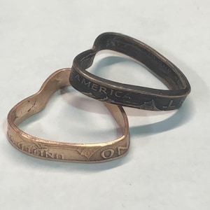 Heart Penny Pendants