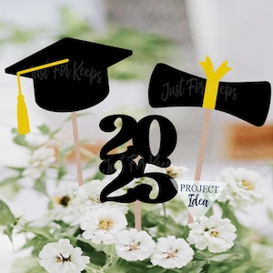 Abschlussfeier Herzstücke 2025 SVG, DIY grad Party Dekor, 2025 SVG, Schneidedateien für den Abschluss, Schneidedateien Cricut, Diplom, Grad Cap