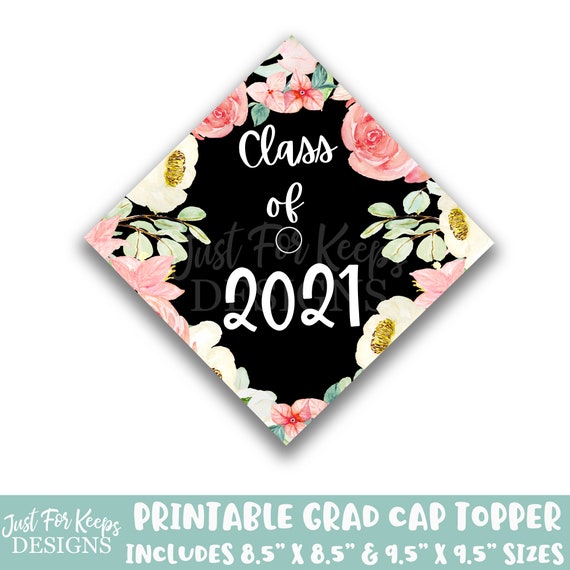 Printable Grad Cap Topper DIY Graduation Cap Topper Class of | Etsy