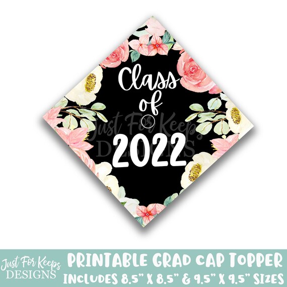 Printable Grad Cap Topper DIY Graduation Cap Topper Class of | Etsy