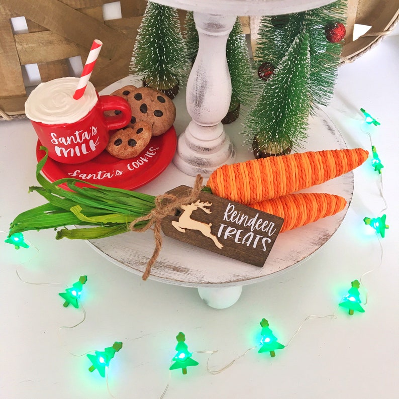 Reindeer Treats Carrots for the Reindeer Christmas Decor Etsy