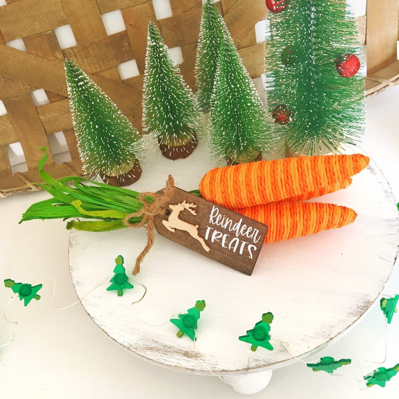 Reindeer Treats Carrots for the Reindeer Christmas Decor Etsy