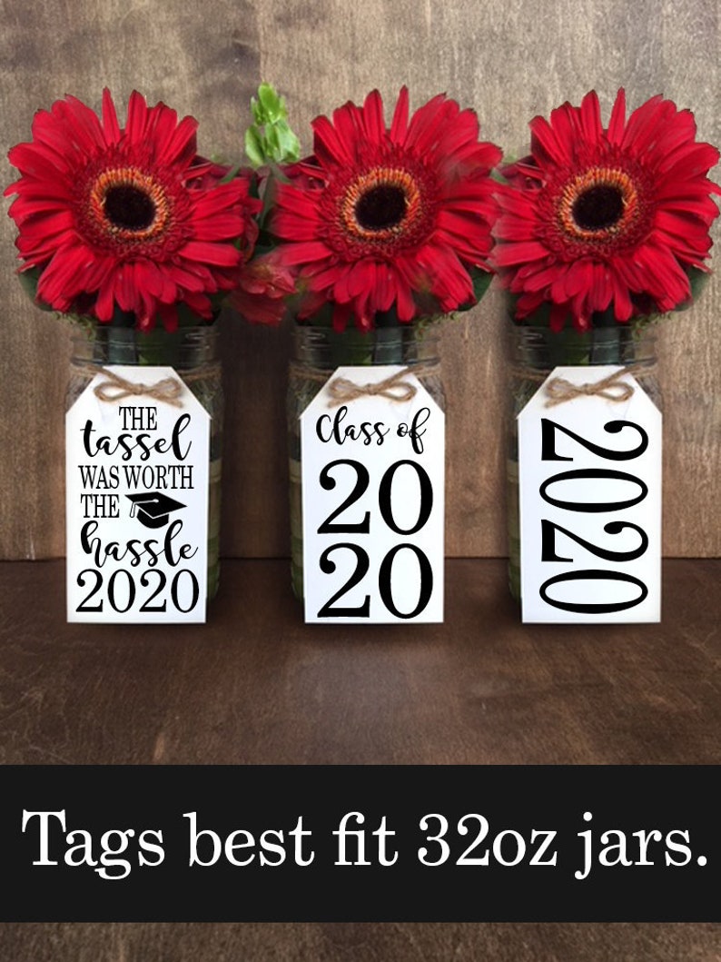 graduation tags printable tags pdf graduation party decor etsy