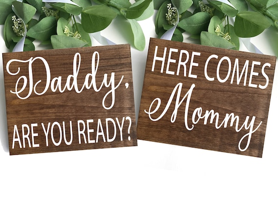 Cartello In Legno Here Comes The Bride – Decorazione Murale Rustica Per Matrimonio, 30x15 Cm
