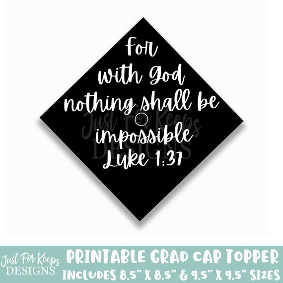 Printable Grad Cap Topper DIY Graduation Cap Topper for With - Etsy