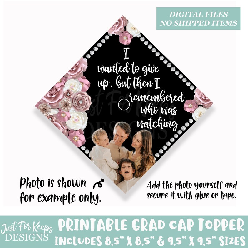 Printable Grad Cap Topper DIY Graduation Cap Topper Wanted Etsy