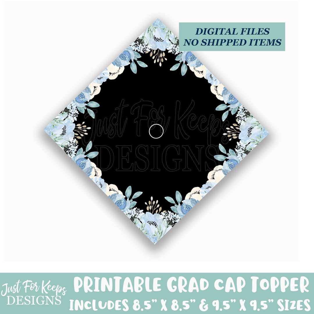 Printable Grad Cap Topper, DIY Graduation Cap Topper, Diy Grad Cap ...