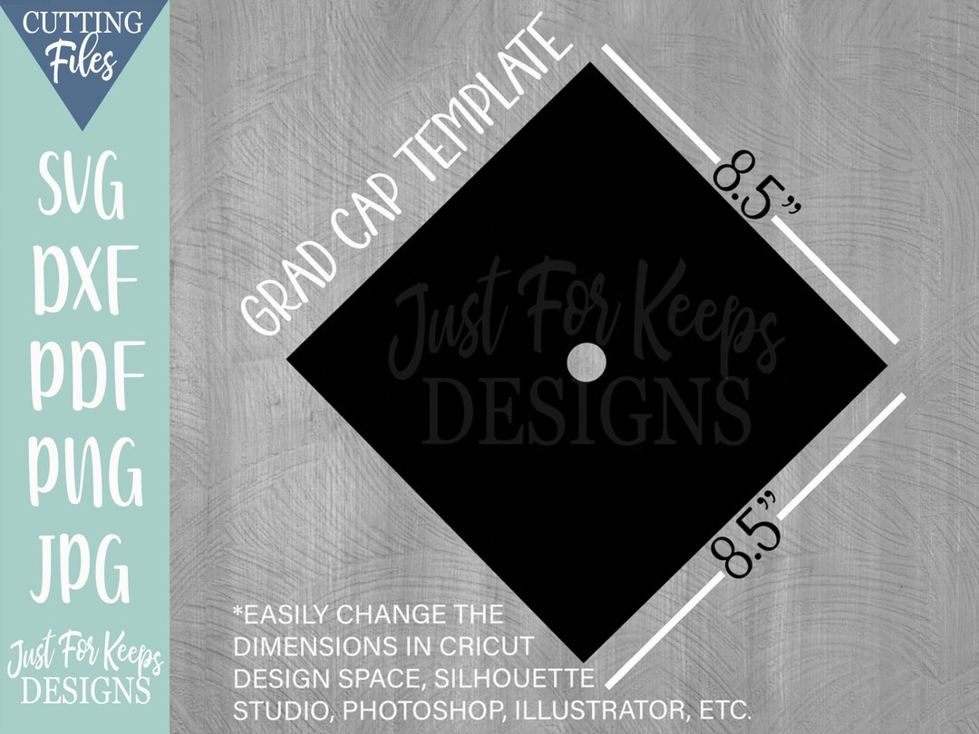 Graduation Cap SVG Grad Cap Template DIY Graduation Cap Cutting