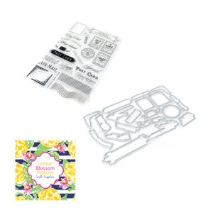 Postal Stamp and Matching Die